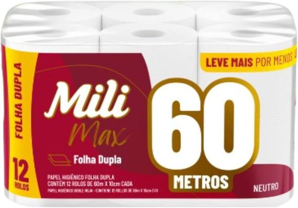 PAPEL HIG MILI DUAL F DUPLA  60M C/4