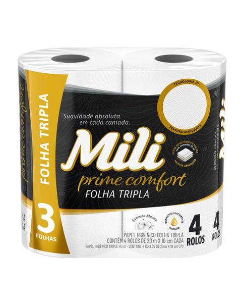 PAPEL HIG MILI FOLHA TRIPLA NEUTRO 4X20M
