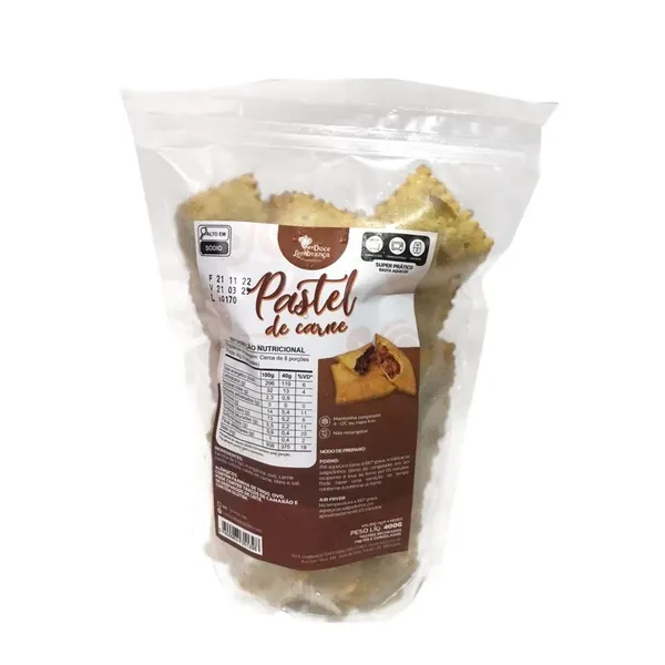 PASTEL DOCE LEMBRANCA PRONTO CARNE 400G