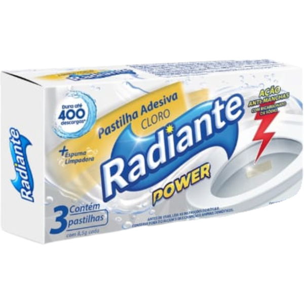 PASTILHA RADIANTE ADESIVA CLORO C/3