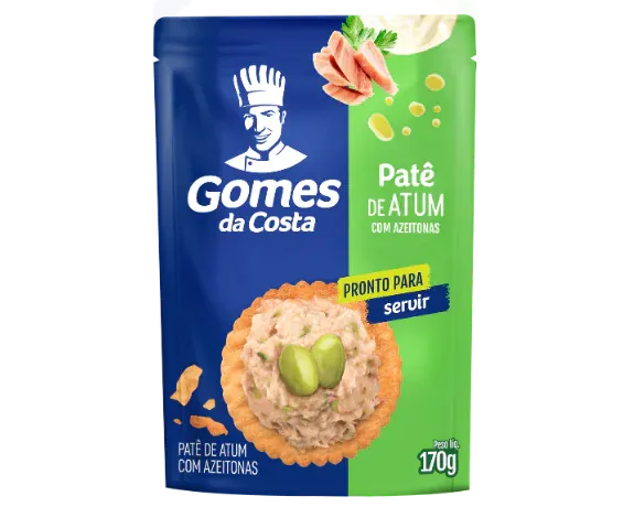 PATE GOMES COSTA ATUM C/AZEITONA SACHE 170G