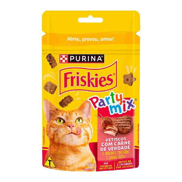 PETISCO FRISKIES PARTY MIX CARNE 80G