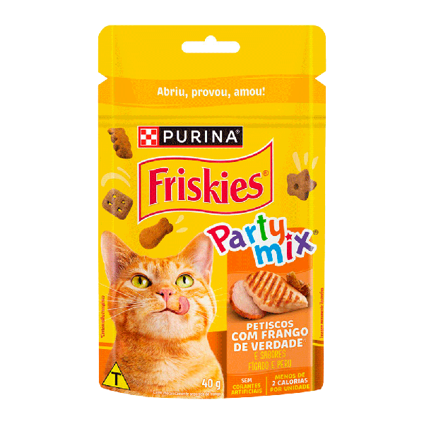 PETISCO FRISKIES PARTY MIX FRANGO 80G