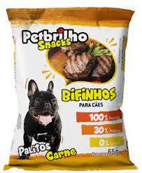 PETISCO PETBRILHO SNACKS PALITOS CARNE 6
