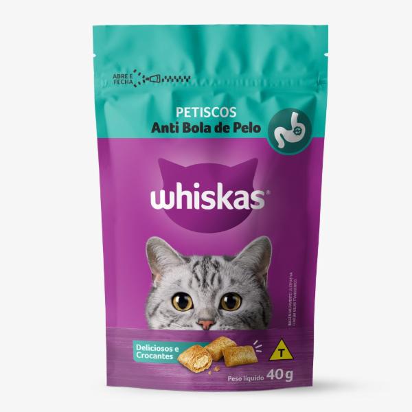 PETISCO WHISKAS TEMPTATIONS BOLA DE PELO
