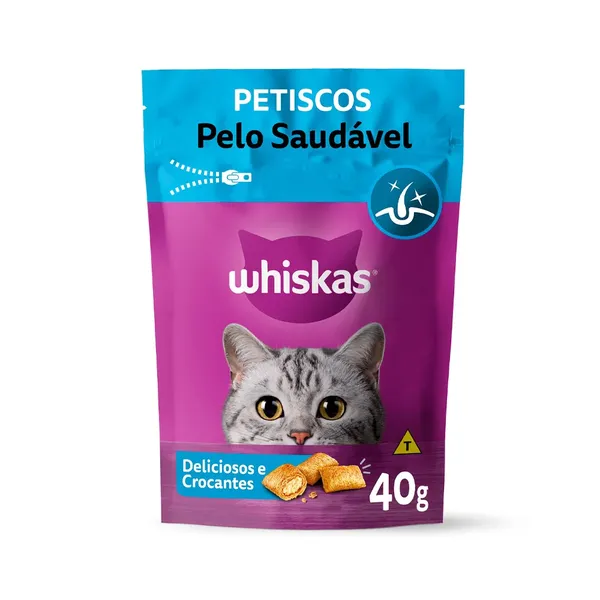 PETISCO WHISKAS TEMPTATIONS PELO SAUDAVE
