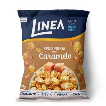 PIPOCA LINEA PRONTA CARAMELO 50G