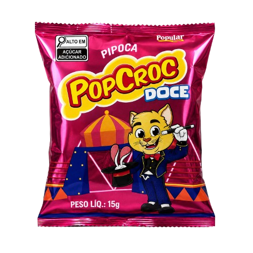 PIPOCA POPULAR POPCROC 15G