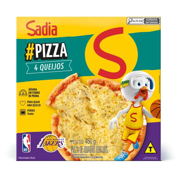 PIZZA SADIA 4 QUEIJO 460G