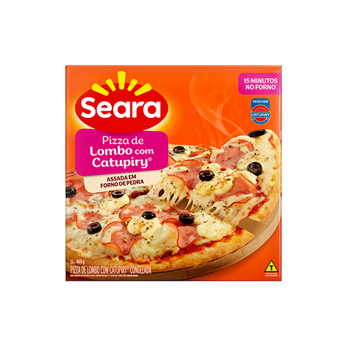 PIZZA SEARA LOMBO C/CATUP 460G