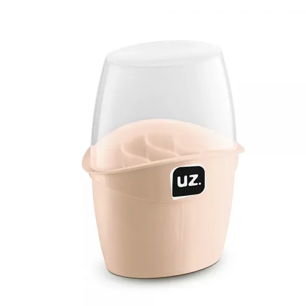 PORTA UZ TALHERES C/TP CAPUCCINO SOLIDO PLAST UZ330-CAP