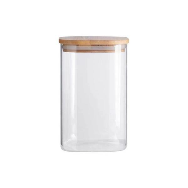 POTE BENE CASA VIDRO C/TAMP BAMBU 1L