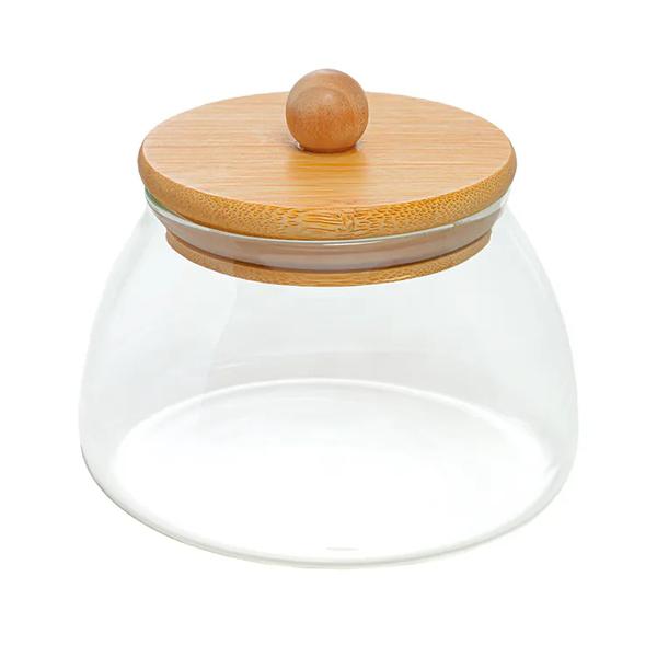 POTE BENE CASA VIDRO C/TAMP BAMBU 500ML