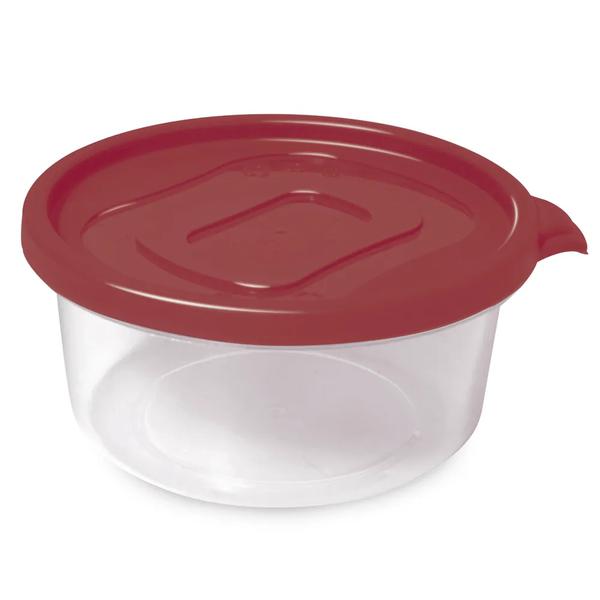 POTE PLASUTIL DECORA FL RED 650 ML R5584