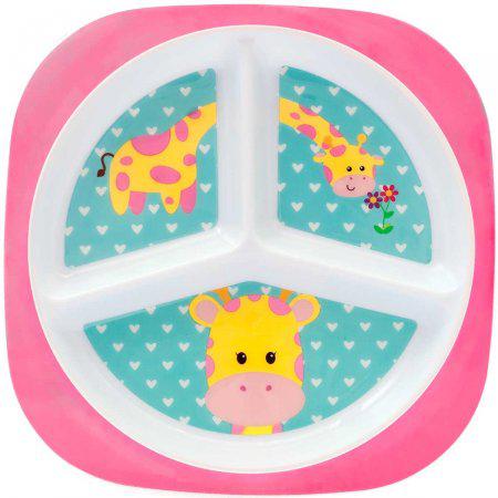 PRATO BUBA C/DIVISORIAS ANIMAL FUN GIRAF