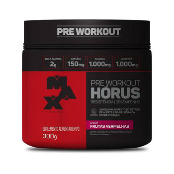PRE TREINO MAX TITANIUM HORUS FRUTAS VER