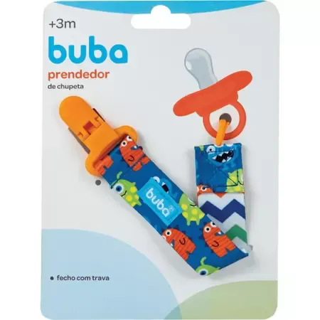 PRENDEDOR BUBA CHUPETA ANIMAL FUN LEAO R