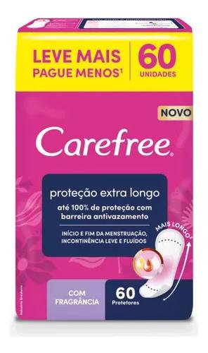 PROTETOR DIARIO CAREFREE LONGO 60UNDS