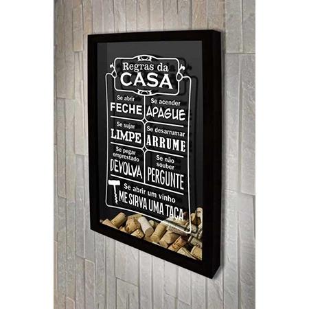 QUADRO IMPORIENTE PORTA ROLHAS 20X25X3,8