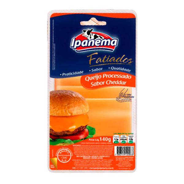 QUEIJO IPANEMA CHEDDAR FATIADO 140G