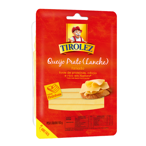 QUEIJO TIROLEZ PRATO FATIADO 150G