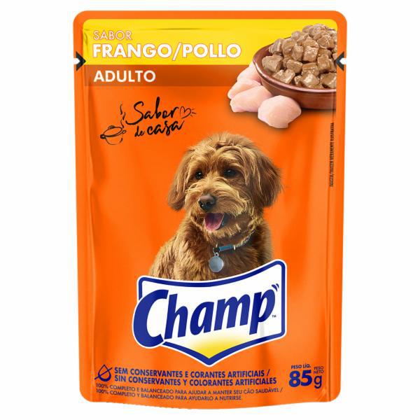 RACAO CHAMP SACHE ADULTO FRANGO 85G