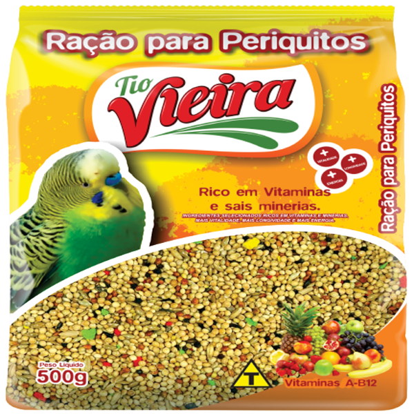 RACAO VIERIRA TRITURADA C/DENDE 500G