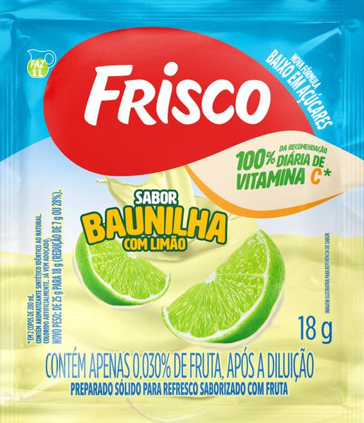 REFRESCO FRISCO BAUNILHA C/LIMAO 18G