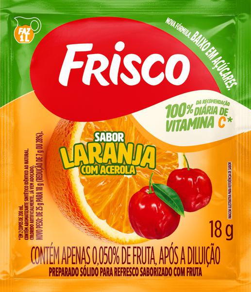 REFRESCO FRISCO LARANJA C/ACEROLA SACHE 18G