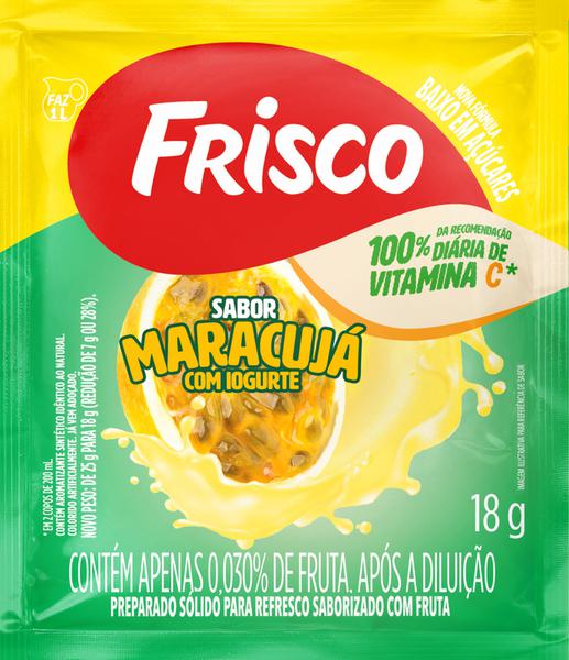 REFRESCO FRISCO MARACUJA C/IOGURTE SACHE 18G