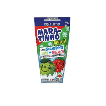 REFRESCO MARATINHO LIMAO/MORANGO 200ML