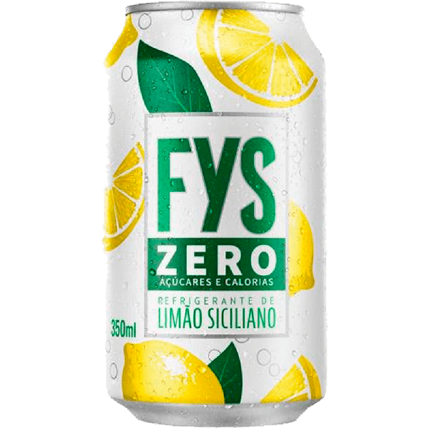 REFRIGERANTE FYS LIMAO ZERO 350ML