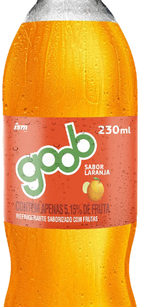 REFRIGERANTE GOOB LARANJA PET 230ML