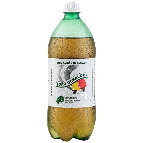REFRIGERANTE SAO GERALDO CAJU ZERO 1L