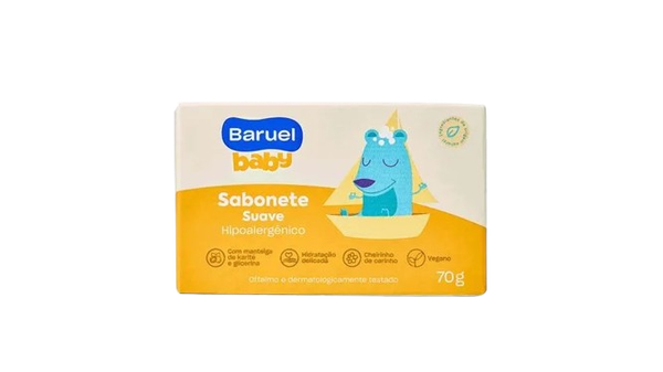 SABONETE BARUEL BABY SUAVE 80G