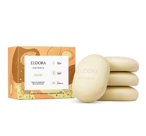 SABONETE EUDORA INSTANCE KARITE 80G C/4