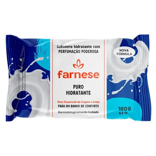 SABONETE FARNESE PURO E HIDRATANTE 180G