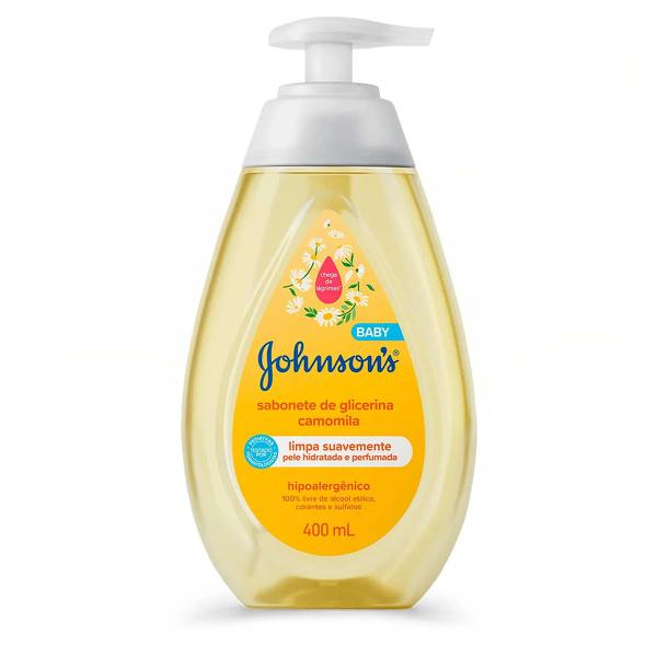 SABONETE LIQ JOHNSON BABY CAMOMILA PUMP