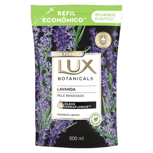 SABONETE LIQ LUX LAVANDA 200ML