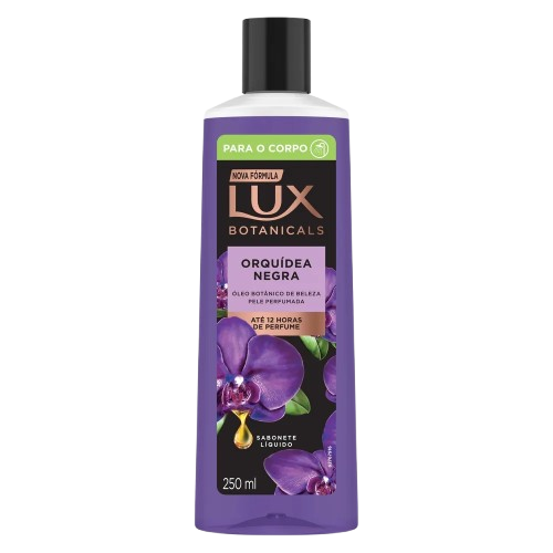 SABONETE LIQ LUX ORQUIDEA NEGRA 250ML