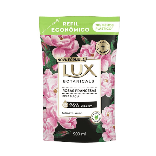 SABONETE LIQ LUX ROSAS FRANCESAS 200ML