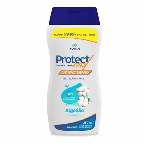 SABONETE LIQ PROTECT BANHO ALGODAO 250ML
