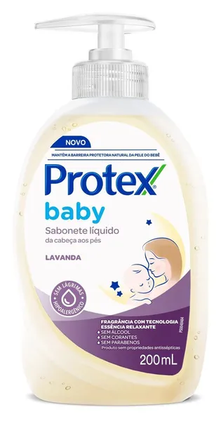 SABONETE LIQ PROTEX BABY LAVANDA 200ML