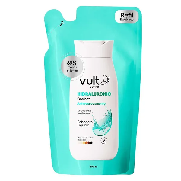 SABONETE LIQ VULT CPO CONFORT REFIL 200M