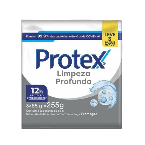 SABONETE PROTEX LIMP PROF 90G C/3