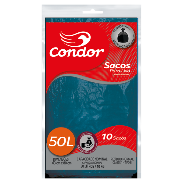 SACO LIXO CONDOR ECON 50L R1466