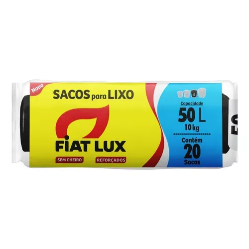 SACO LIXO FIAT LUX PTO 20X50L
