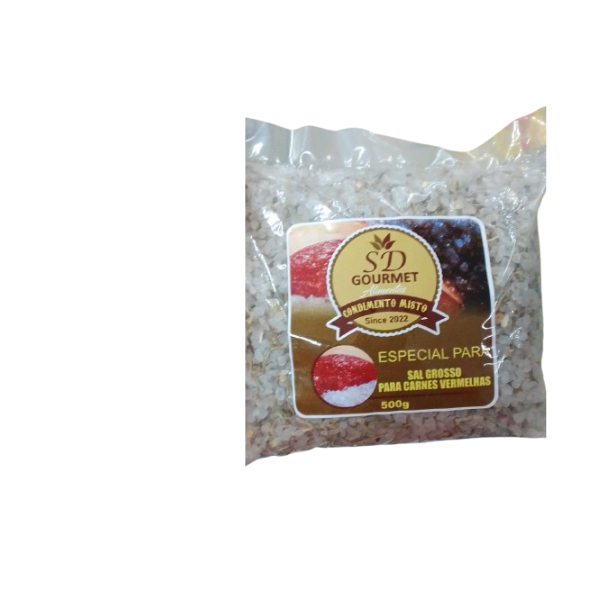 SAL GROSSO SD GOURMET CARNE VERM 500G