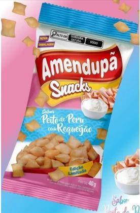 SALGADINHO AMENDUPA TRIGO PEITO DE PERU