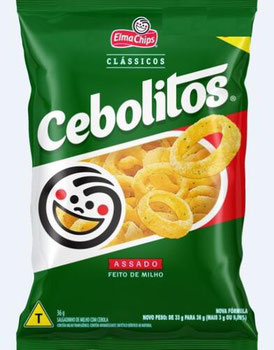 SALGADINHO ELMA CHIPS CEBOLITOS 36G